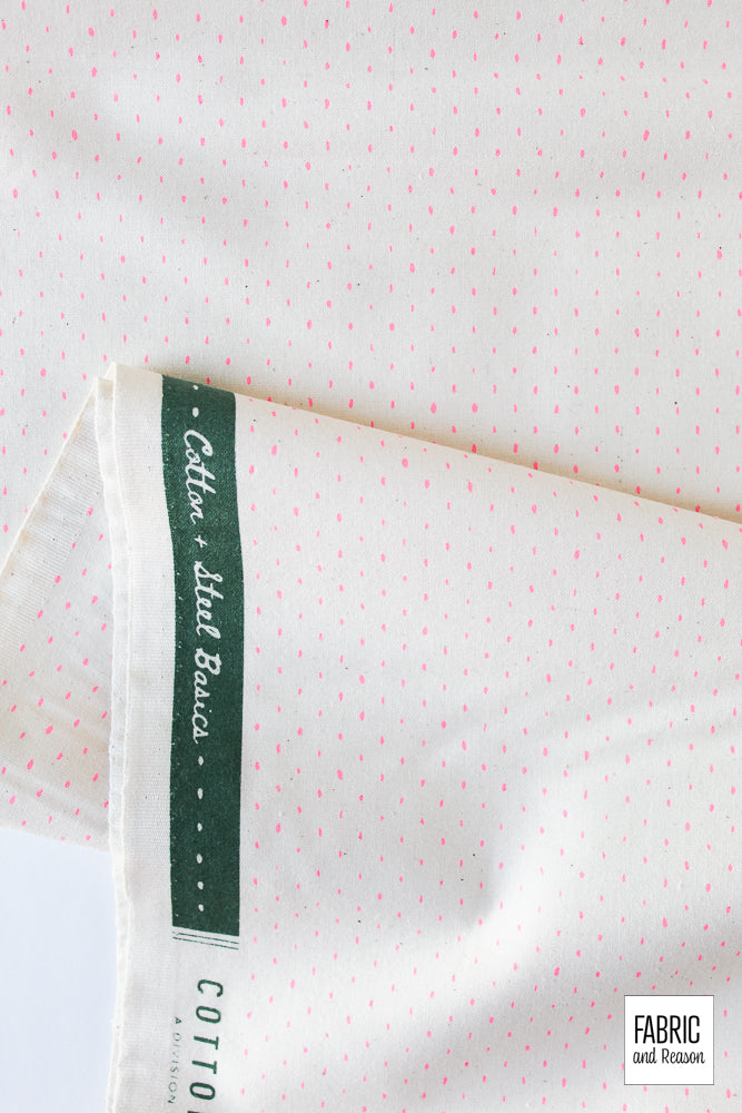 Stitch and Repeat - Pink Glow Unbleached Neon