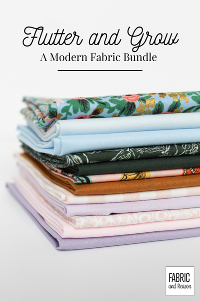 All About: Flutter and Grow | A Modern Fabric Bundle for Quilters