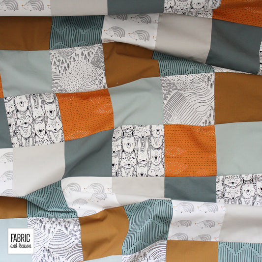 Modern Quilt Inspiration: Critter Crew Patchwork