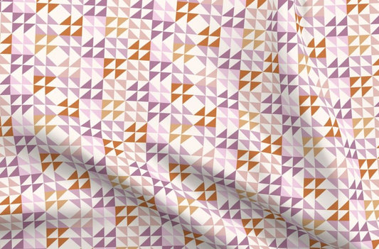 Half Square Triangles Mauve Multi