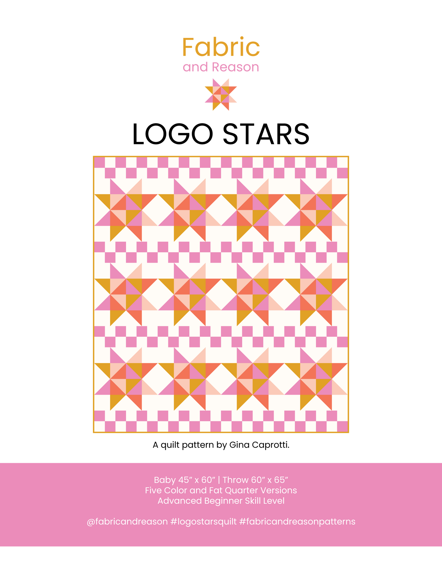 Logo Stars Quilt Pattern PDF Download