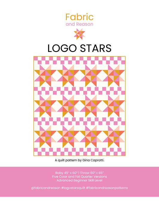 Logo Stars Quilt Pattern PDF Download