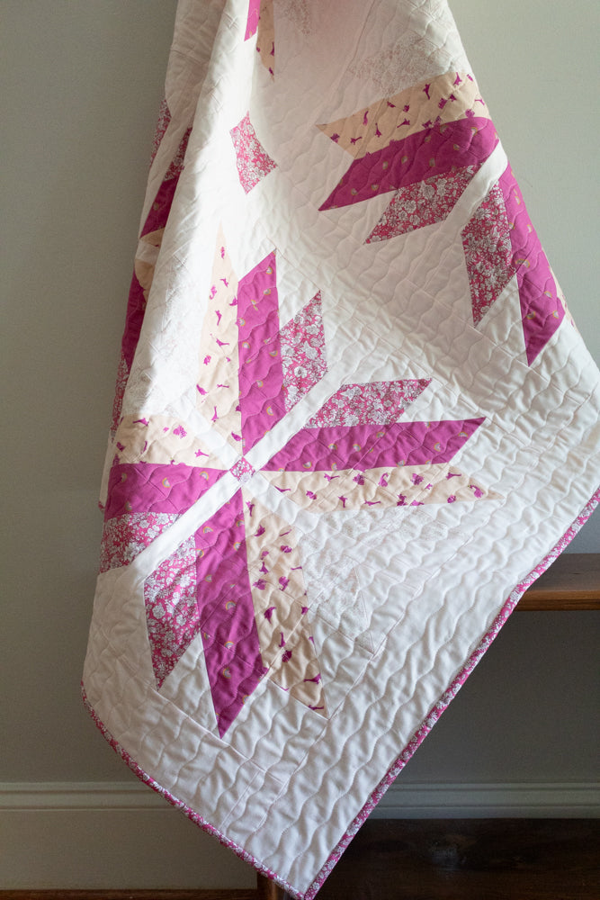 Lottie Quilt Kit - Bright Pinks