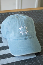 Load image into Gallery viewer, Denim Sawtooth Star Hat
