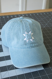 Denim Sawtooth Star Hat