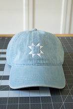 Load image into Gallery viewer, Denim Sawtooth Star Hat
