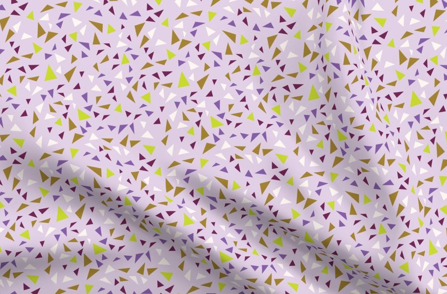 Triangles Bright Lavender