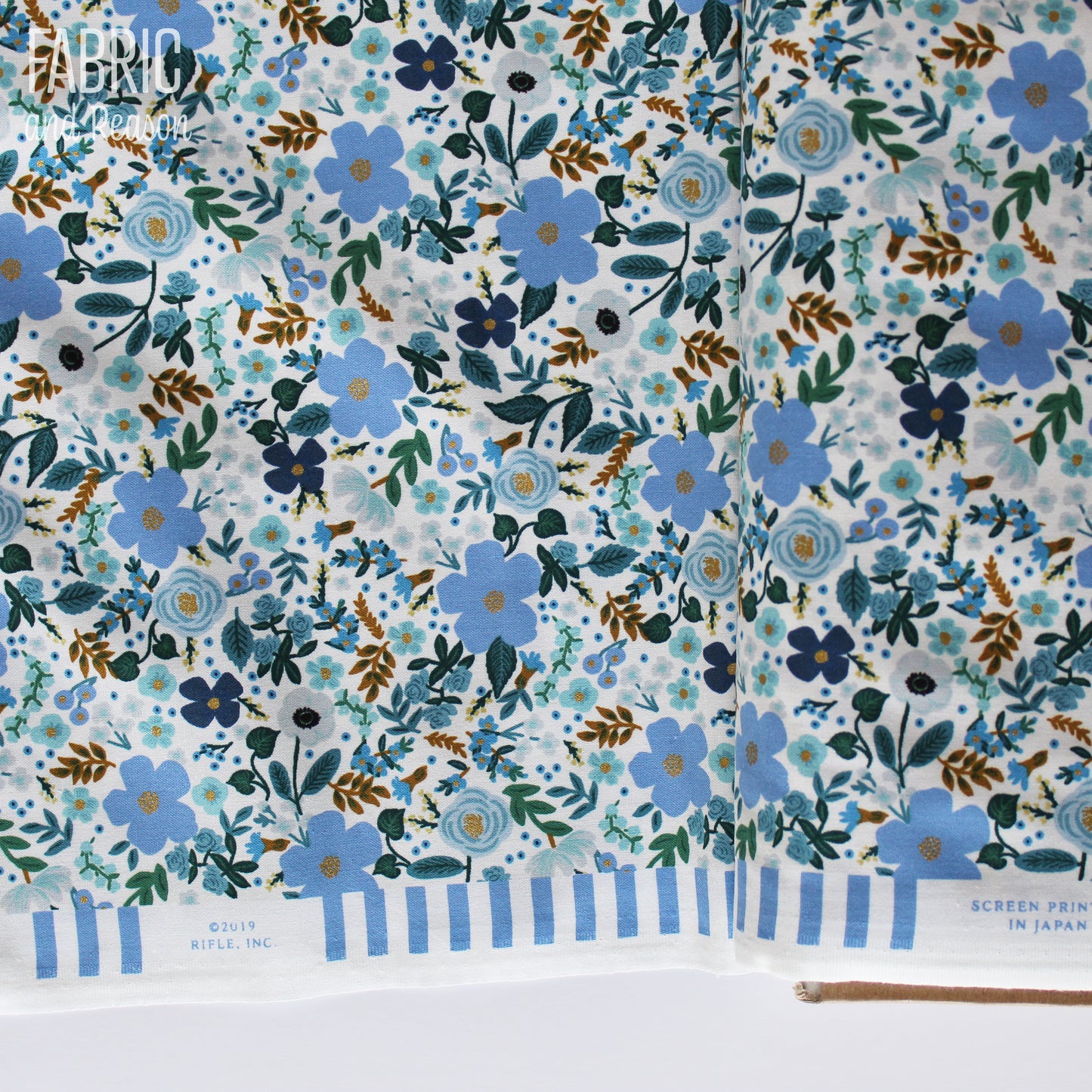 Wild Rose - Blue Metallic