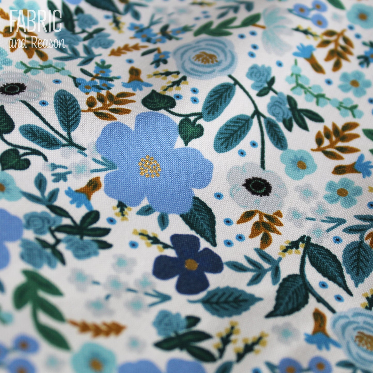 Wild Rose - Blue Metallic