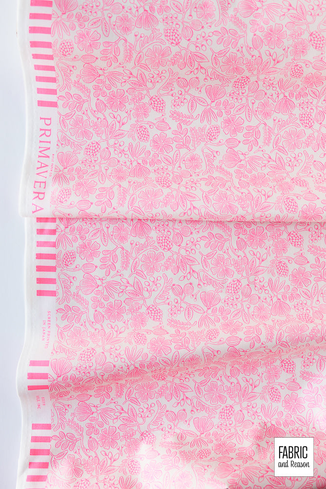 Moxie Floral - Neon Pink