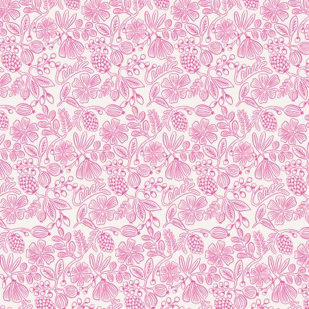 Moxie Floral - Neon Pink