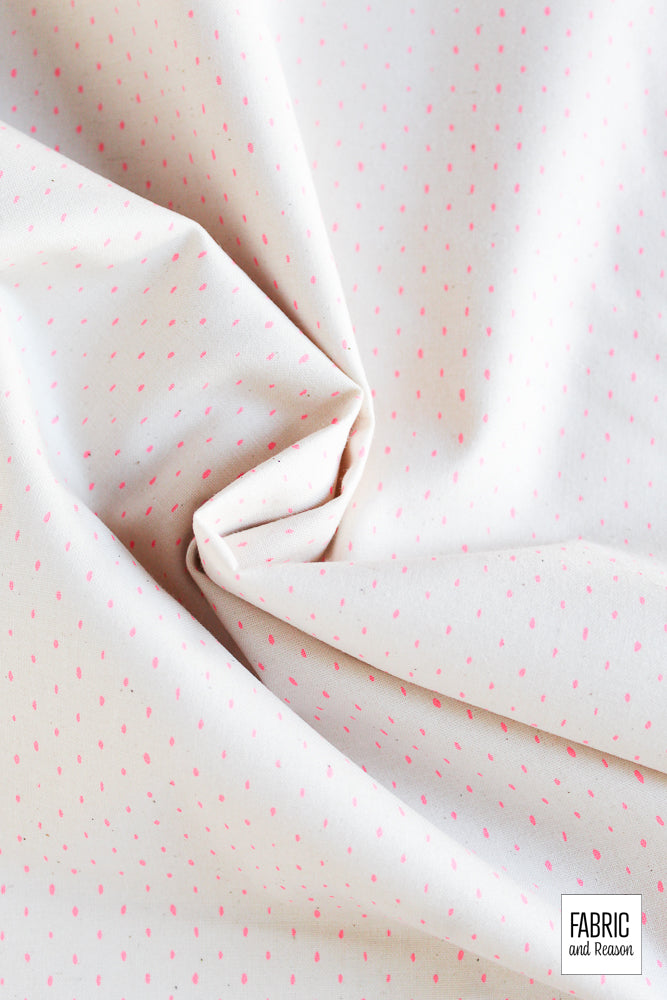 Stitch and Repeat - Pink Glow Unbleached Neon