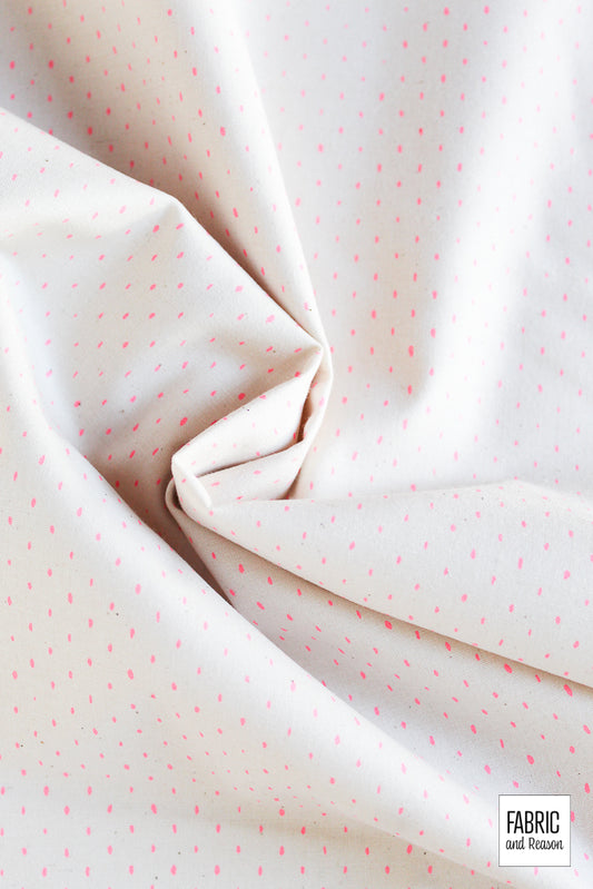 Stitch and Repeat - Pink Glow Unbleached Neon