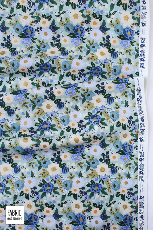 Vintage Blossom - Mint Metallic