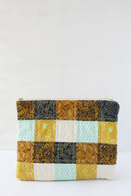 Load image into Gallery viewer, Patchwork Zipper Pouch - 1970s Modern 1
